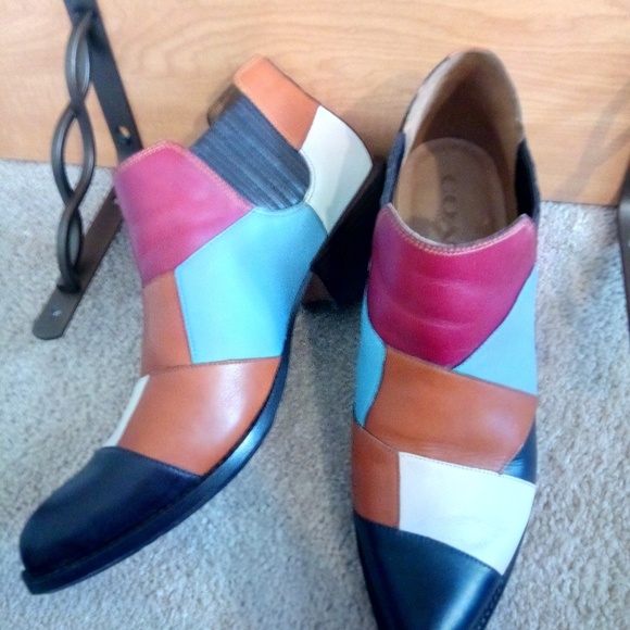 Vintage coach Ankle boots